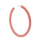 Holly Mega Hoop Earrings - Dusty Pink - LINNY CO WholesaleAcetate