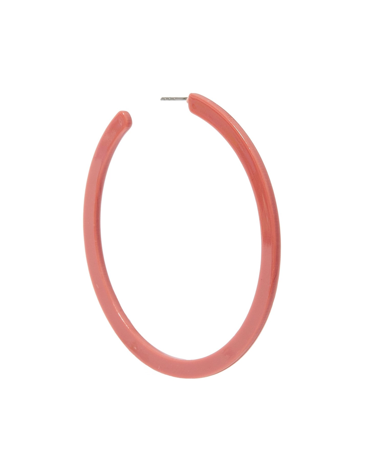 Holly Mega Hoop Earrings - Dusty Pink - LINNY CO WholesaleAcetate