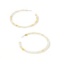 Holly Mega Hoop Earrings - Gold Confetti - LINNY CO WholesaleAcetate