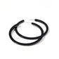 Holly Mega Hoop Earrings - True Black - LINNY CO WholesaleAcetate