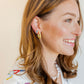 Holly Mini Hoop Earrings - Buttercup Yellow - LINNY CO WholesaleAcetate