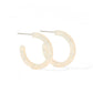 Holly Mini Hoop Earrings - Ivory Pearl - LINNY CO WholesaleAcetate
