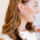 Holly Mini Hoop Earrings - Pink Carnation - LINNY CO WholesaleAcetate
