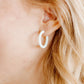 Holly Mini Hoop Earrings - Spearmint Green - LINNY CO WholesaleAcetate
