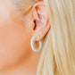 Holly Mini Hoop Earrings - Spearmint Green - LINNY CO WholesaleAcetate
