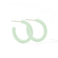 Holly Mini Hoop Earrings - Spearmint Green - LINNY CO WholesaleAcetate