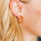 Holly Mini Hoop - Honey - Earrings - LINNY CO WholesaleAcetate