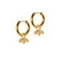 Huggie Charm Earrings - Amara Gold - LINNY CO WholesaleMetals