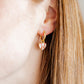 Huggie Charm Earrings - Baseball - LINNY CO WholesaleEarrings