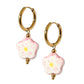 Huggie Charm Earrings - Bloom - LINNY CO Wholesale
