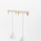Huggie Charm Earrings - Celine Gold - LINNY CO WholesaleMetals
