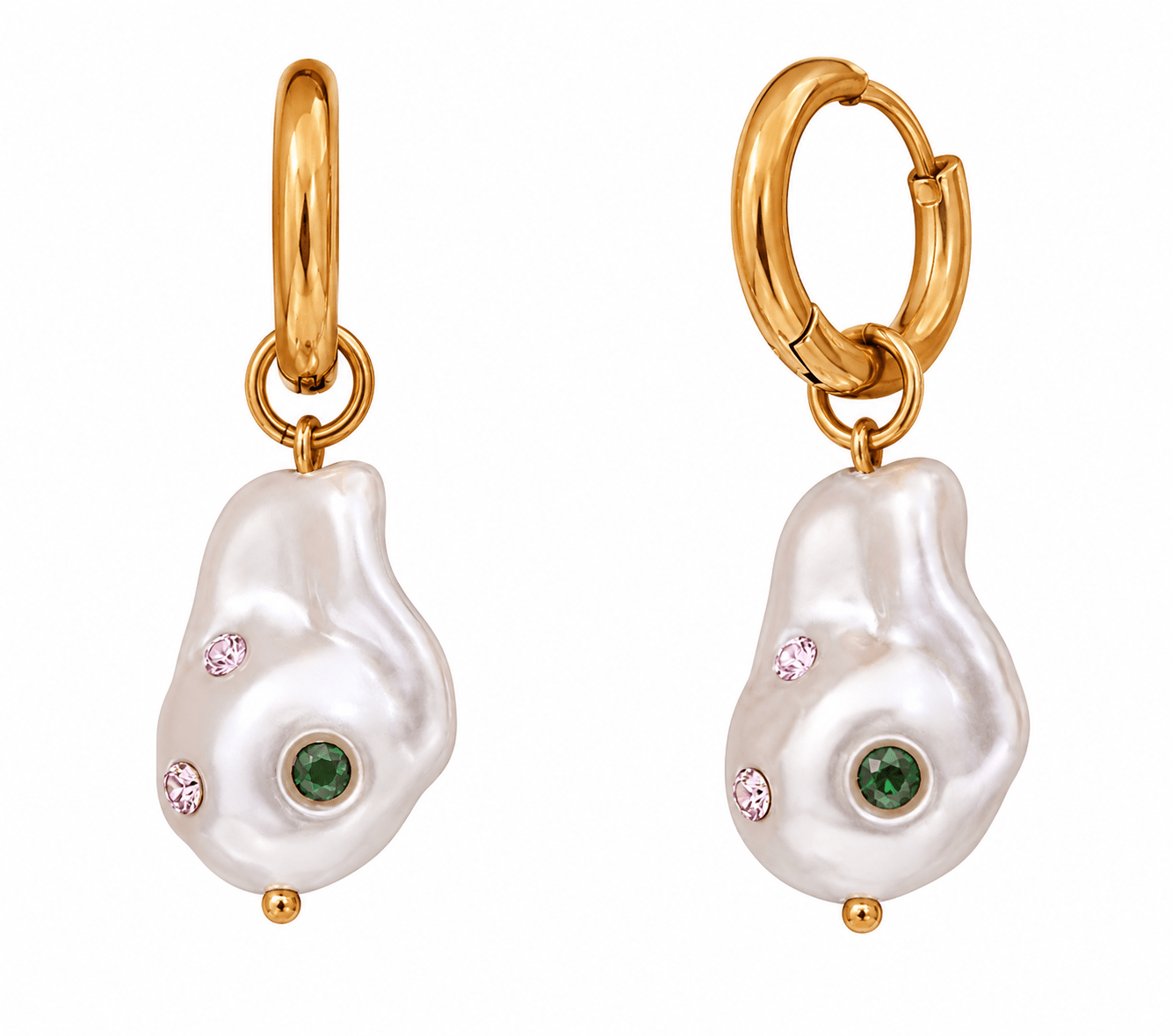 Huggie Charm Earrings - Charlotte - LINNY CO WholesaleStuds