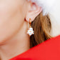 Huggie Charm Earrings - Christmas Tree Polka Dot - LINNY CO Wholesale