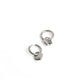 Huggie Charm Earrings - Dakota Heart Silver - LINNY CO Wholesale