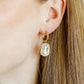 Huggie Charm Earrings - Diana Clear - LINNY CO Wholesale