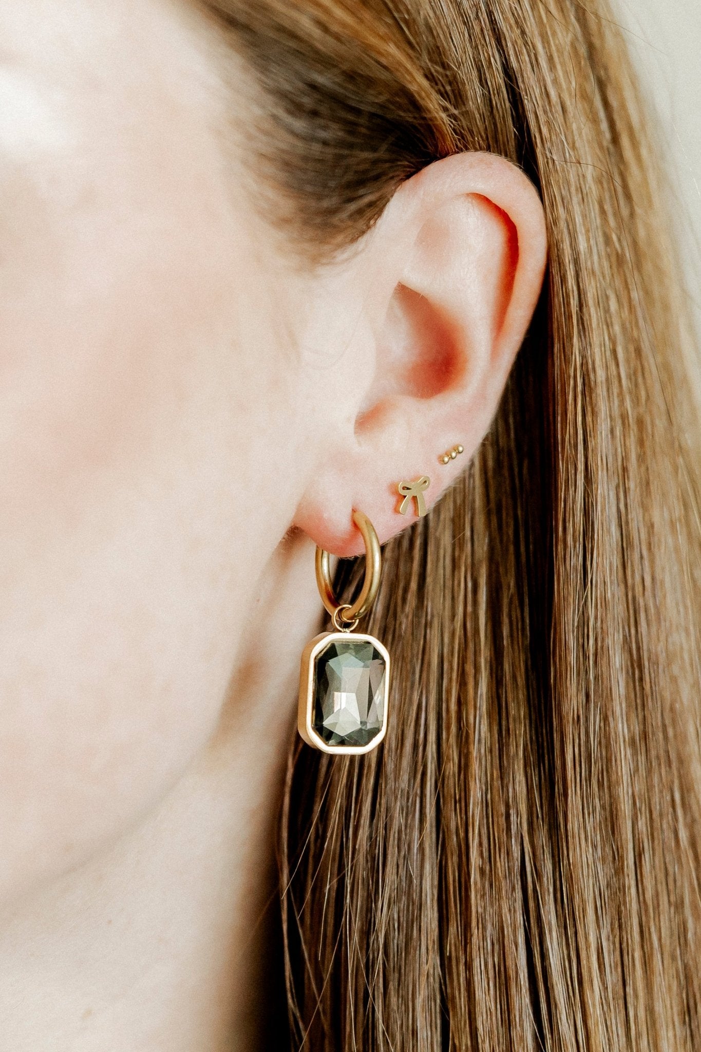 Huggie Charm Earrings - Diana Gray - LINNY CO Wholesale