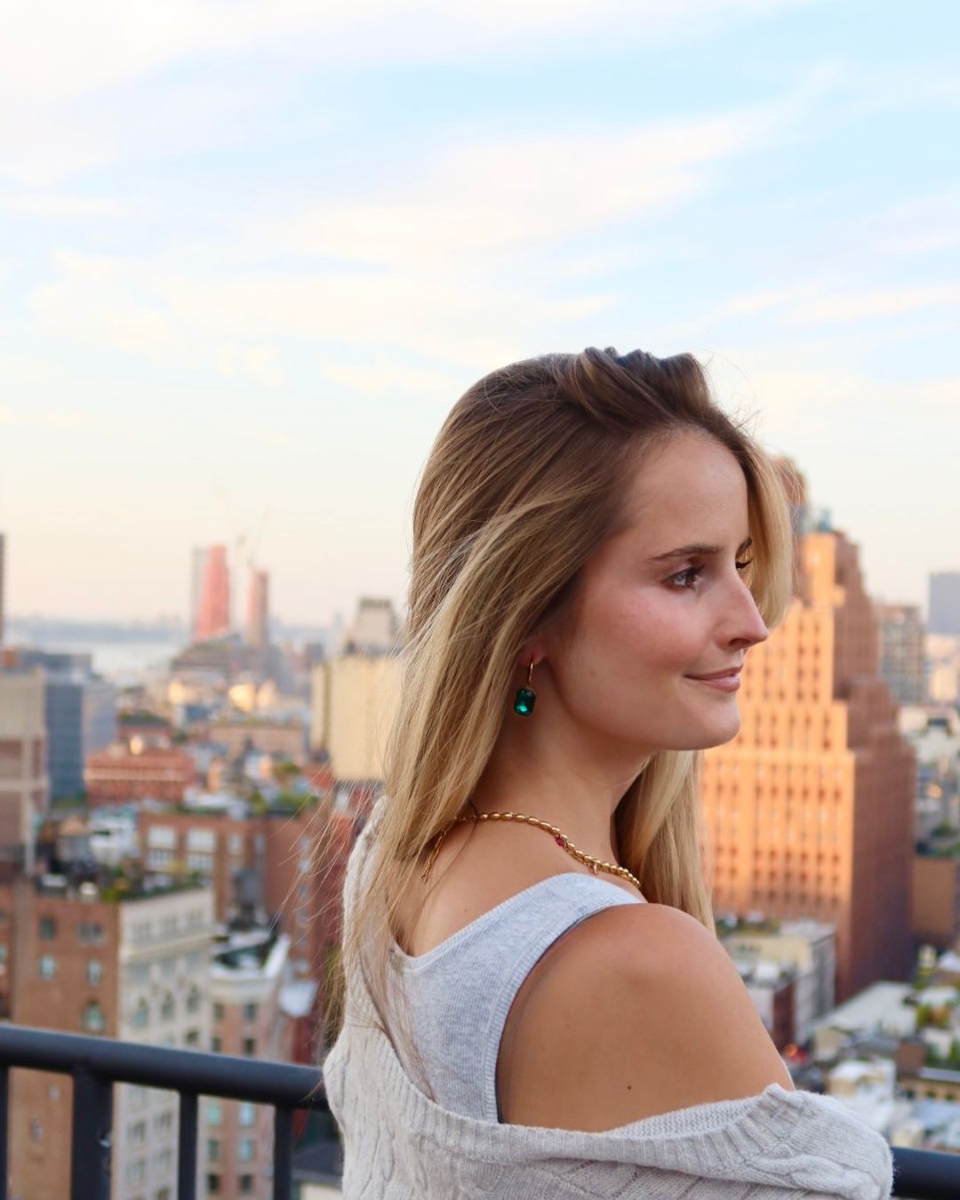 Huggie Charm Earrings - Diana Green - LINNY CO Wholesale