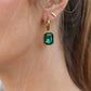 Huggie Charm Earrings - Diana Green - LINNY CO Wholesale