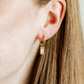 Huggie Charm Earrings - Edith Pink Gold - LINNY CO Wholesale