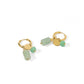 Huggie Charm Earrings - Evergreen - LINNY CO Wholesale