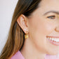 Huggie Charm Earrings - Faye Butterfly Gold - LINNY CO WholesaleMetals