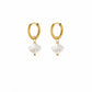 Huggie Charm Earrings - Kai Seashell Pearl - LINNY CO WholesaleStuds