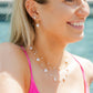 Huggie Charm Earrings - Kai Seashell Pearl - LINNY CO WholesaleStuds