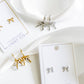 Huggie Charm Earrings - Sadie Bow Silver - LINNY CO WholesaleMetals