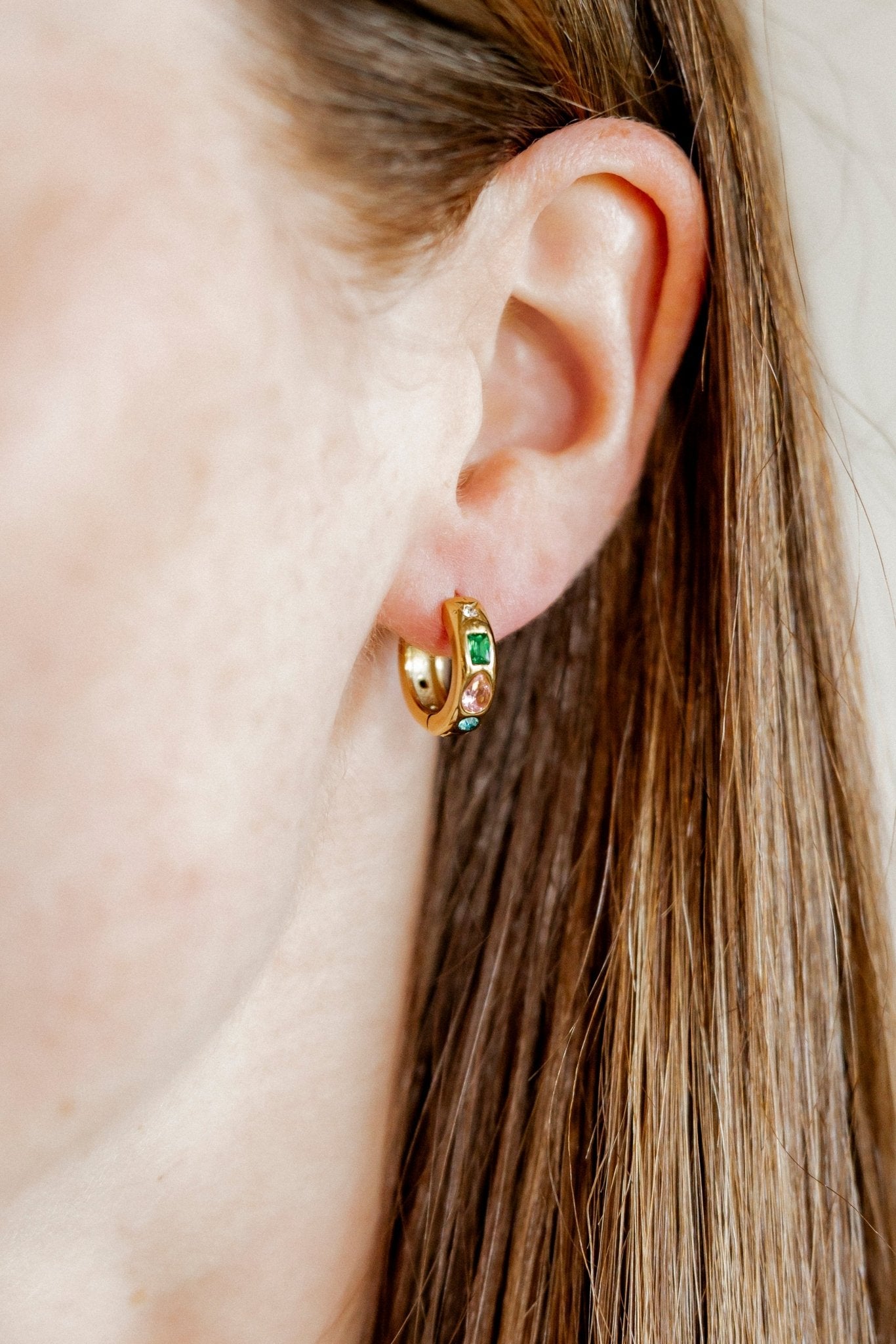 Huggie Earrings - August Gold - LINNY CO WholesaleMetals