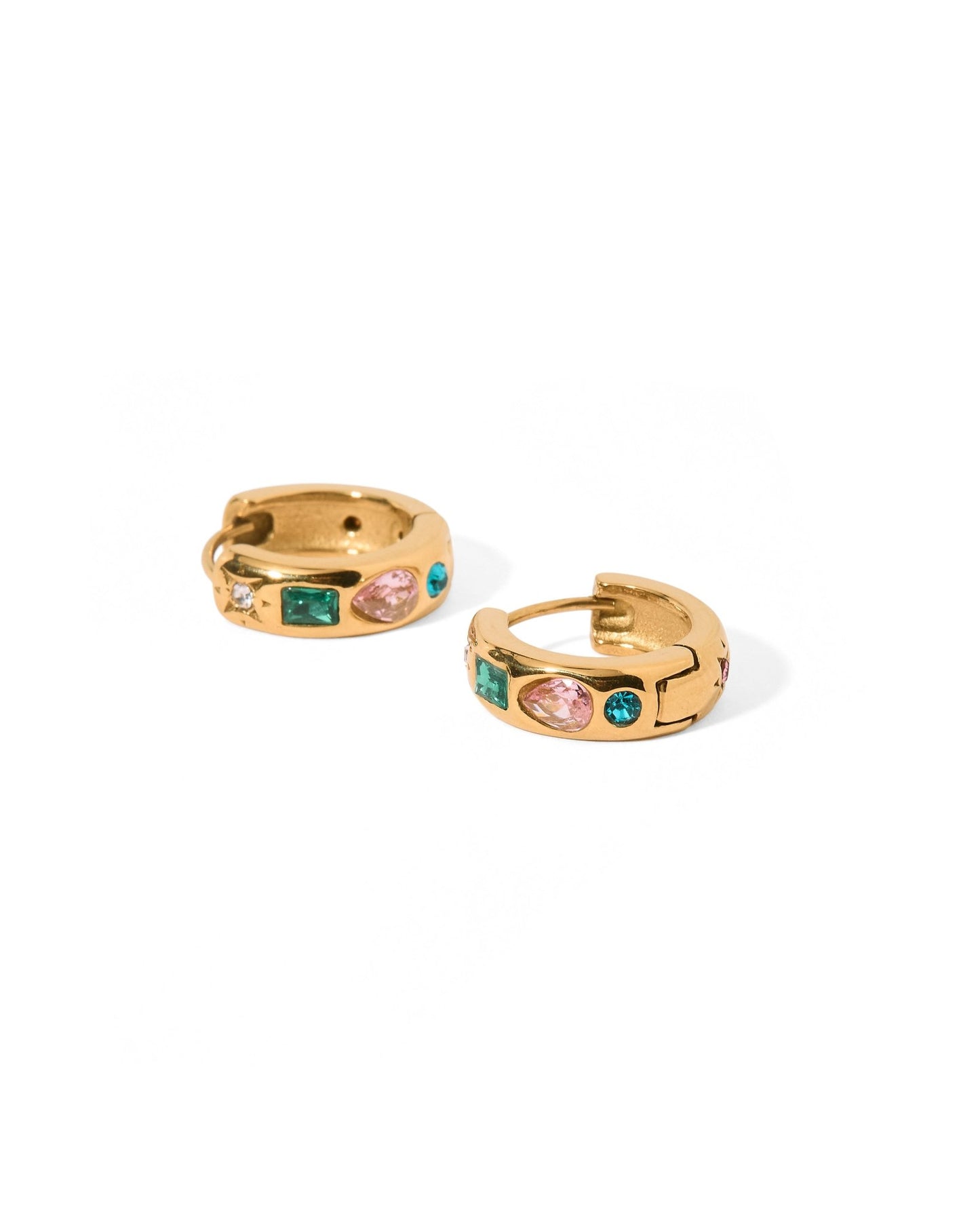 Huggie Earrings - August Gold - LINNY CO WholesaleMetals