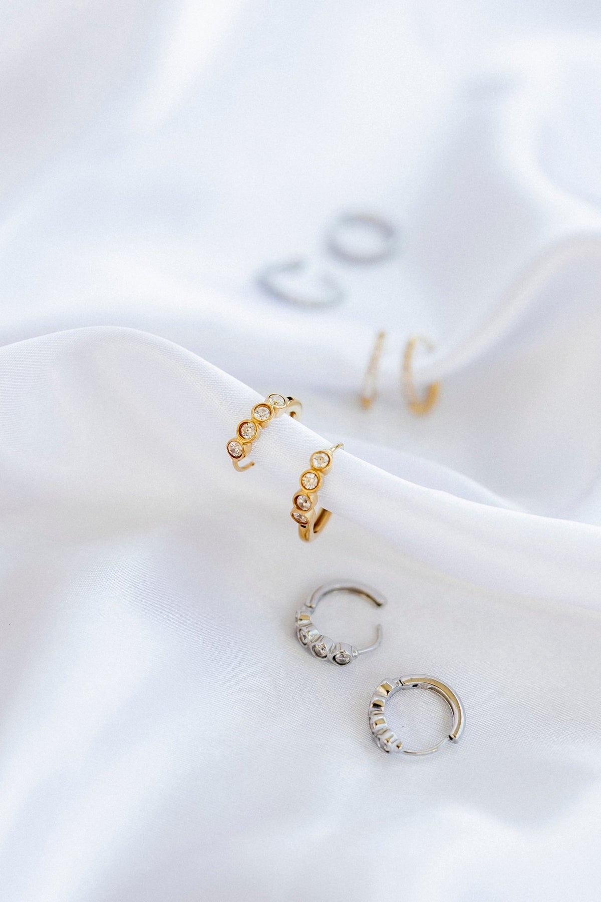 Huggie Earrings - Colette Gold - LINNY CO WholesaleStuds