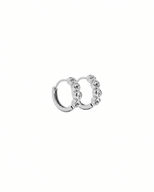 Huggie Earrings - Colette Silver - LINNY CO WholesaleStuds