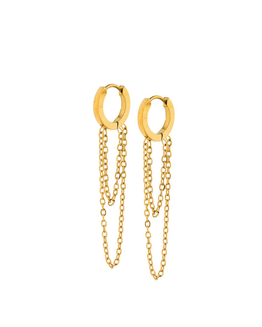Huggie Earrings - Gwen Gold - LINNY CO WholesaleMetals