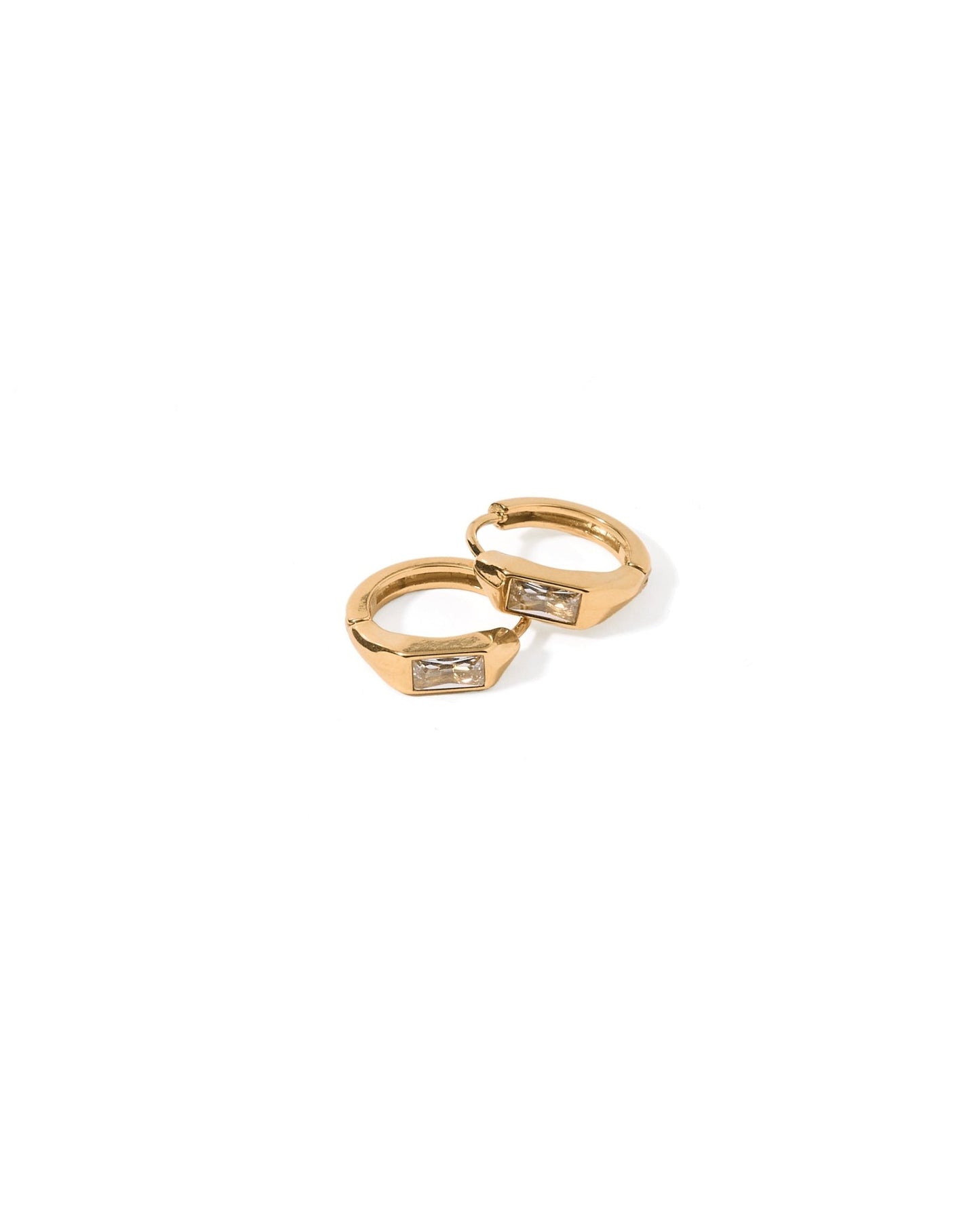 Huggie Earrings - Lottie Gold - LINNY CO WholesaleStuds