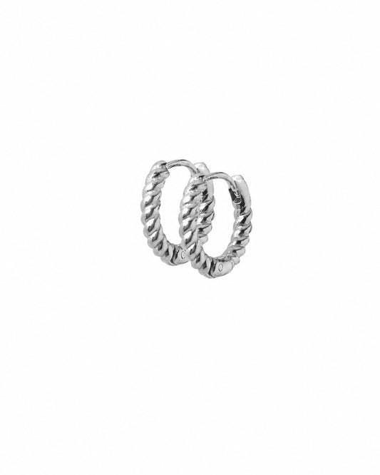 Huggie Earrings - Madeline Silver - LINNY CO WholesaleStuds