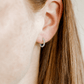 Huggie Earrings - Madeline Silver - LINNY CO WholesaleStuds
