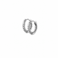 Huggie Earrings - Madeline Silver - LINNY CO WholesaleStuds