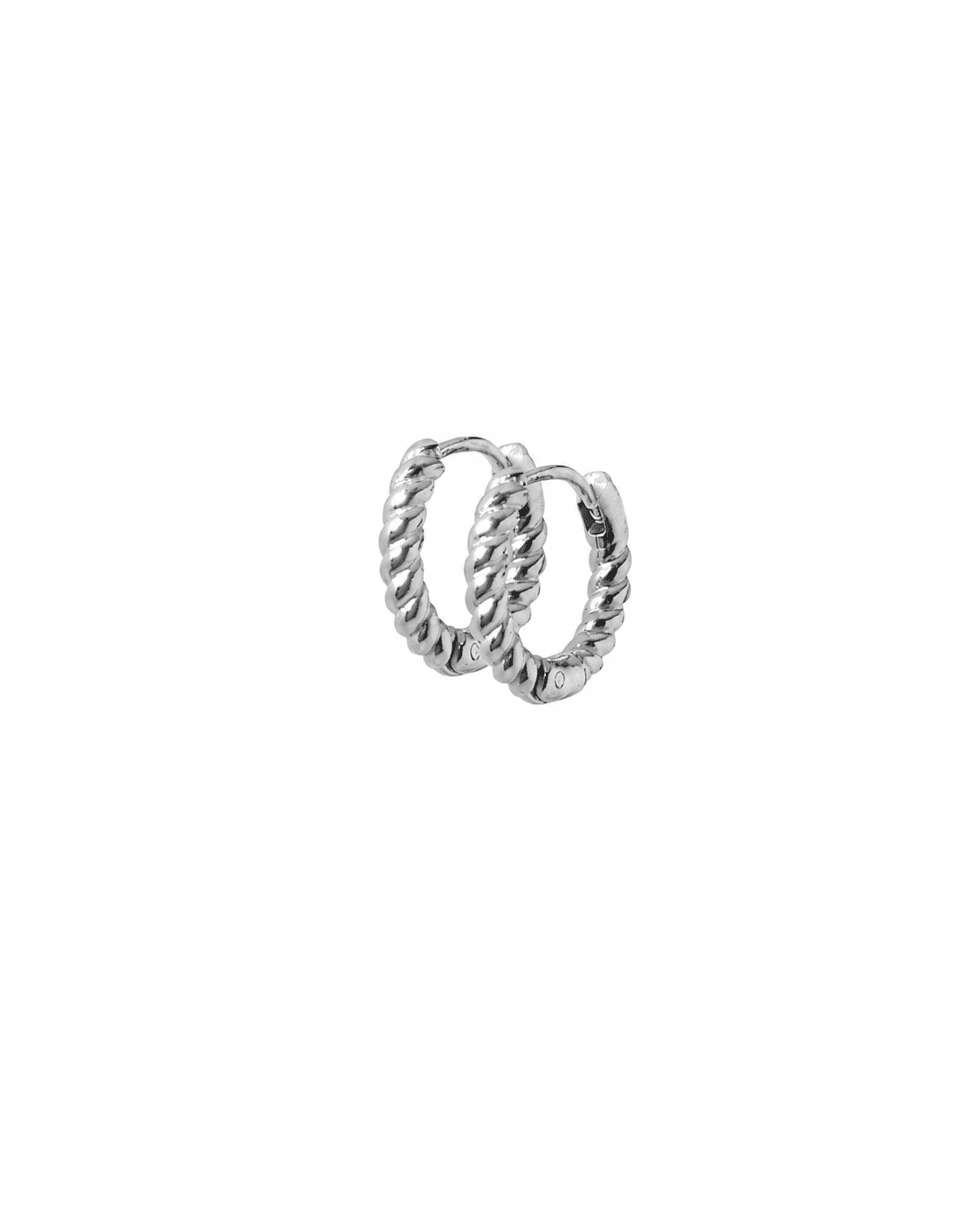 Huggie Earrings - Madeline Silver - LINNY CO WholesaleStuds