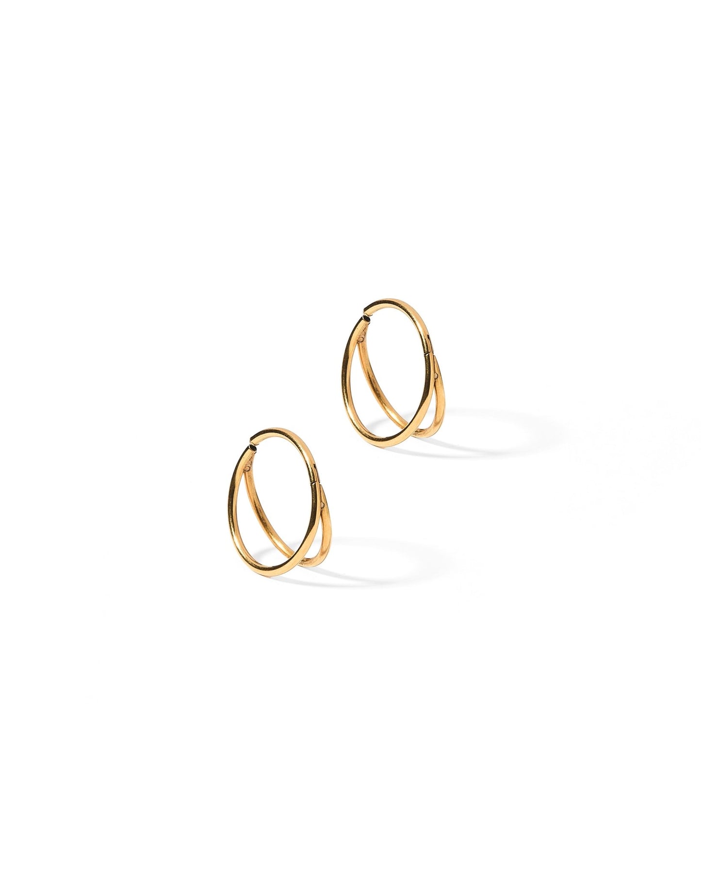 Huggie Earrings - Nylah Gold 12mm - LINNY CO WholesaleStuds