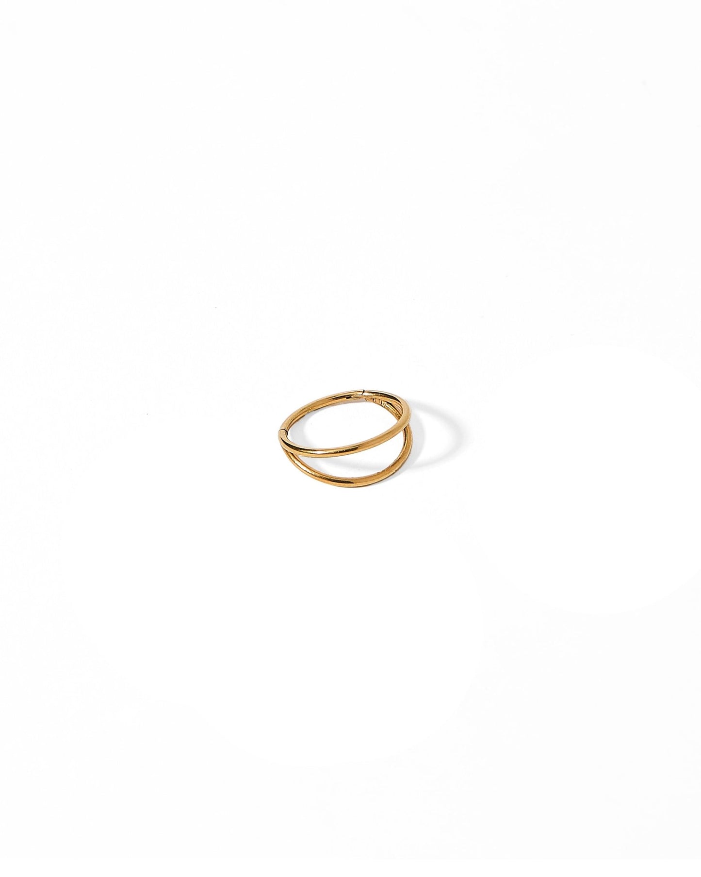 Huggie Earrings - Nylah Gold 12mm - LINNY CO WholesaleStuds