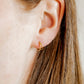 Huggie Earrings - Nylah Gold 8mm - LINNY CO WholesaleStuds