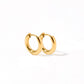 Huggie Earrings - Scarlett Hoop Gold 10mm - LINNY CO WholesaleMetals