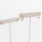 Huggie Earrings - Scarlett Hoop Gold 12mm CZ - LINNY CO WholesaleMetals