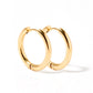 Huggie Earrings - Scarlett Hoop Gold 14mm - LINNY CO WholesaleMetals