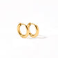 Huggie Earrings - Scarlett Hoop Gold 8mm - LINNY CO WholesaleMetals