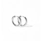 Huggie Earrings - Scarlett Hoop Silver 10mm - LINNY CO WholesaleMetals