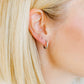 Huggie Earrings - Scarlett Hoop Silver 10mm - LINNY CO WholesaleMetals