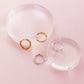 Huggie Earrings - Scarlett Hoop Silver 12mm CZ - LINNY CO WholesaleMetals