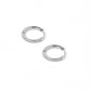 Huggie Earrings - Scarlett Hoop Silver 12mm CZ - LINNY CO WholesaleMetals