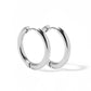 Huggie Earrings - Scarlett Hoop Silver 14mm - LINNY CO WholesaleMetals